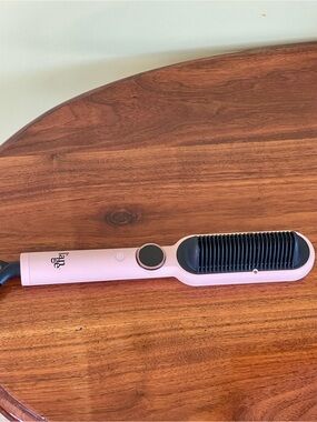 Lange Pink Ionic Hair Straightening Brush